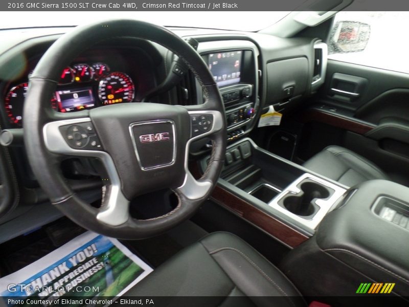 Crimson Red Tintcoat / Jet Black 2016 GMC Sierra 1500 SLT Crew Cab 4WD