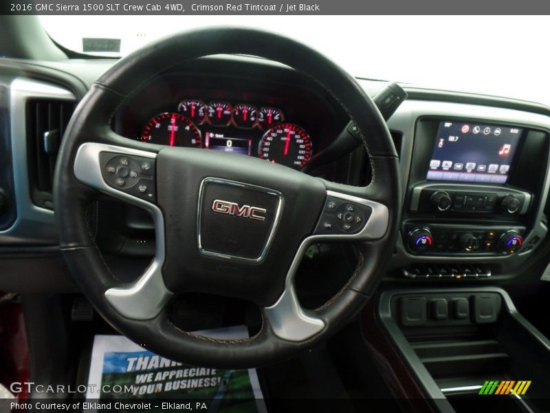 Crimson Red Tintcoat / Jet Black 2016 GMC Sierra 1500 SLT Crew Cab 4WD