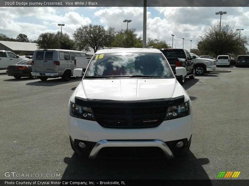 Vice White / Black 2018 Dodge Journey Crossroad