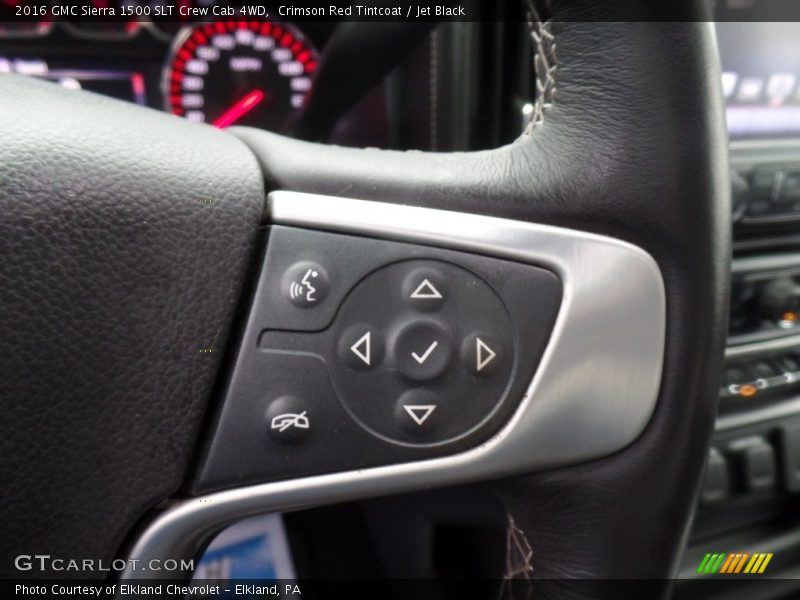 Crimson Red Tintcoat / Jet Black 2016 GMC Sierra 1500 SLT Crew Cab 4WD
