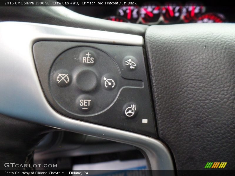 Crimson Red Tintcoat / Jet Black 2016 GMC Sierra 1500 SLT Crew Cab 4WD