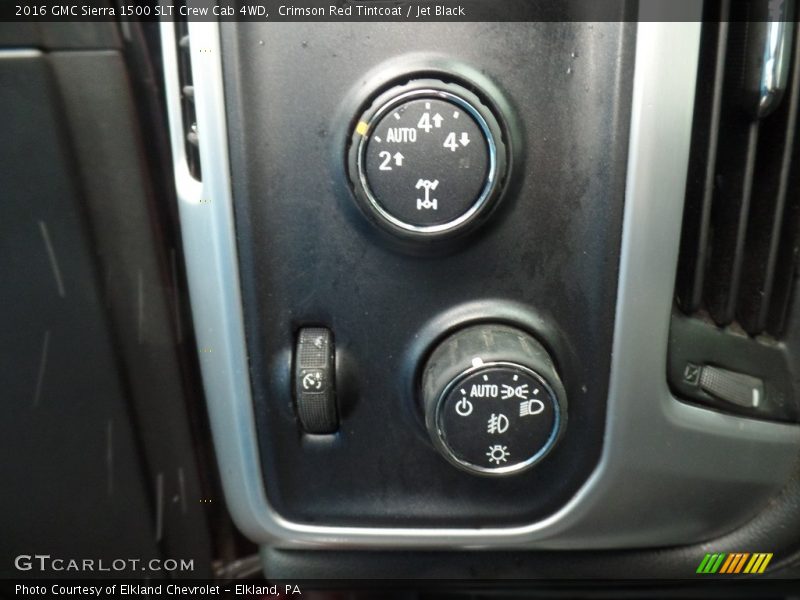 Crimson Red Tintcoat / Jet Black 2016 GMC Sierra 1500 SLT Crew Cab 4WD