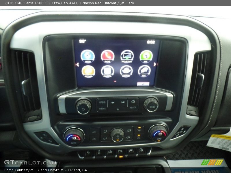 Crimson Red Tintcoat / Jet Black 2016 GMC Sierra 1500 SLT Crew Cab 4WD
