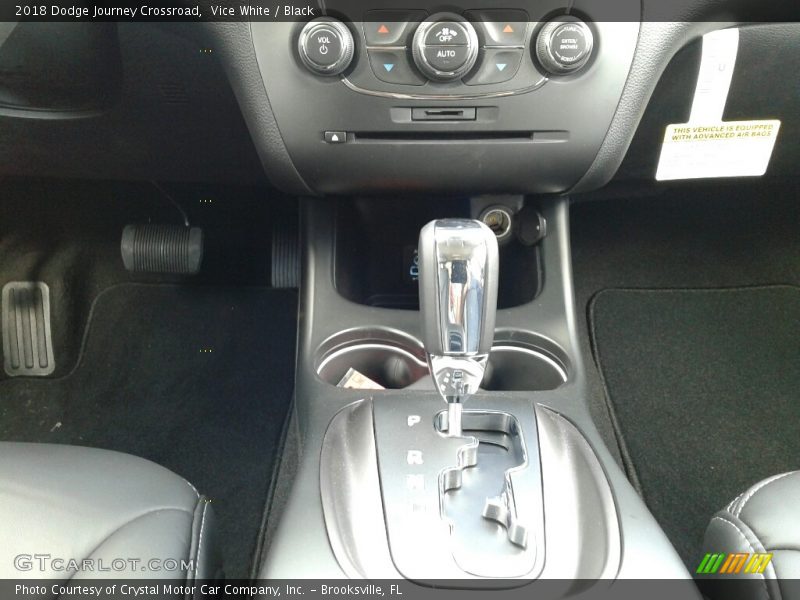 Vice White / Black 2018 Dodge Journey Crossroad