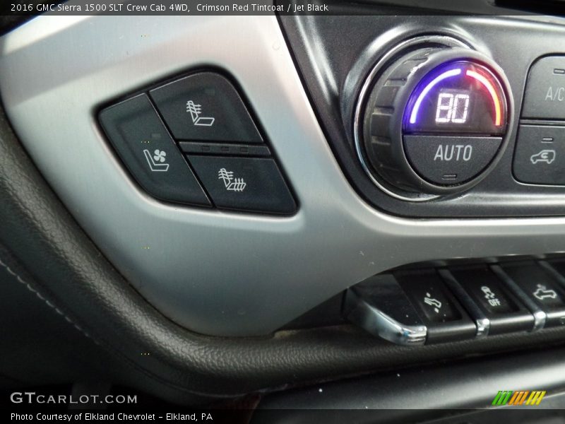 Crimson Red Tintcoat / Jet Black 2016 GMC Sierra 1500 SLT Crew Cab 4WD