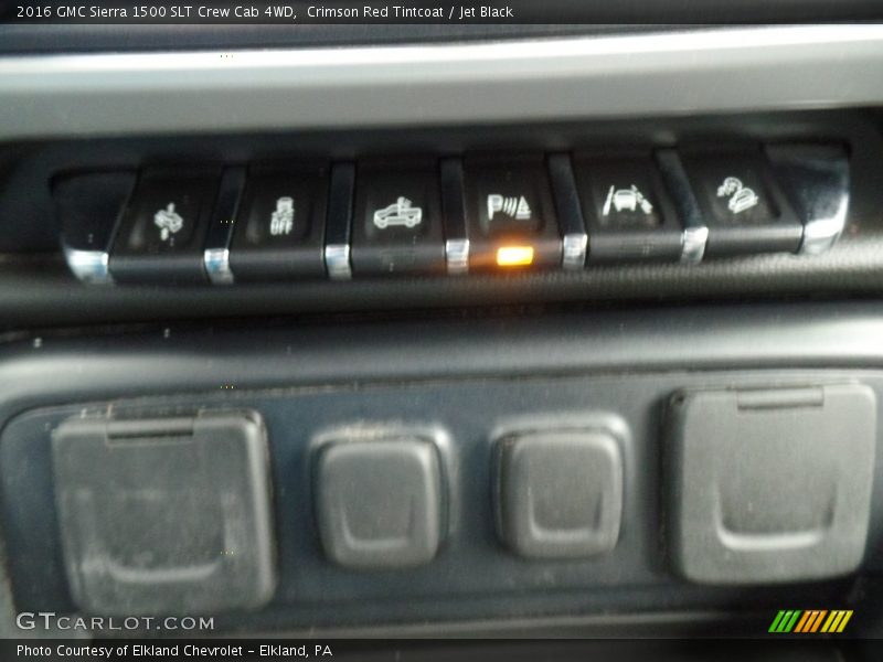 Crimson Red Tintcoat / Jet Black 2016 GMC Sierra 1500 SLT Crew Cab 4WD