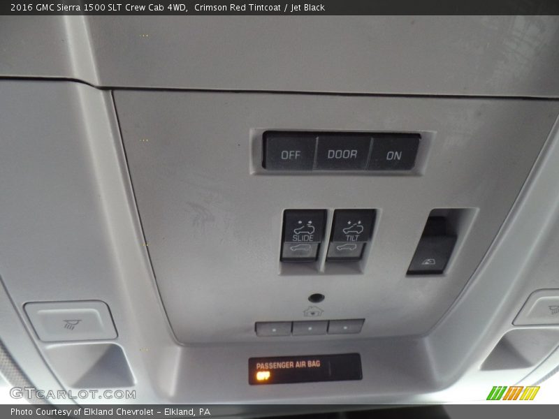 Crimson Red Tintcoat / Jet Black 2016 GMC Sierra 1500 SLT Crew Cab 4WD