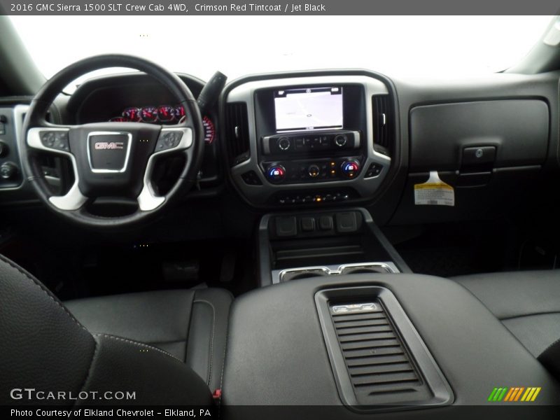 Crimson Red Tintcoat / Jet Black 2016 GMC Sierra 1500 SLT Crew Cab 4WD