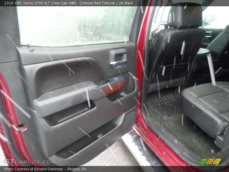 Crimson Red Tintcoat / Jet Black 2016 GMC Sierra 1500 SLT Crew Cab 4WD