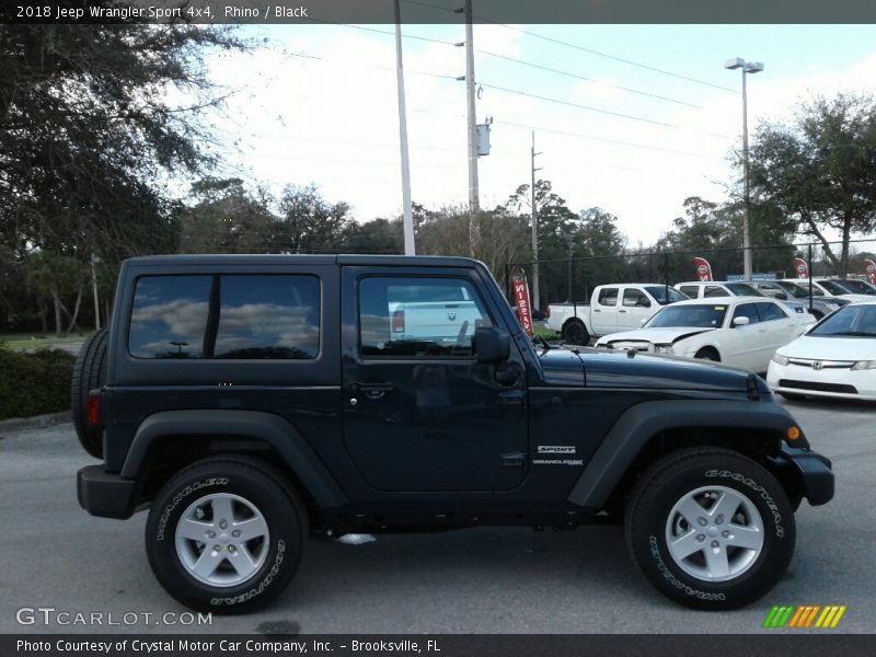 Rhino / Black 2018 Jeep Wrangler Sport 4x4