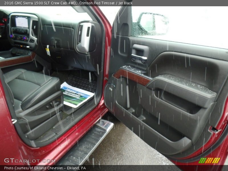 Crimson Red Tintcoat / Jet Black 2016 GMC Sierra 1500 SLT Crew Cab 4WD