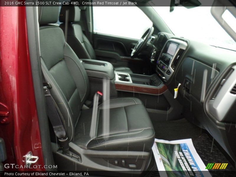 Crimson Red Tintcoat / Jet Black 2016 GMC Sierra 1500 SLT Crew Cab 4WD