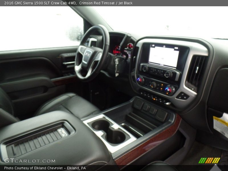 Crimson Red Tintcoat / Jet Black 2016 GMC Sierra 1500 SLT Crew Cab 4WD