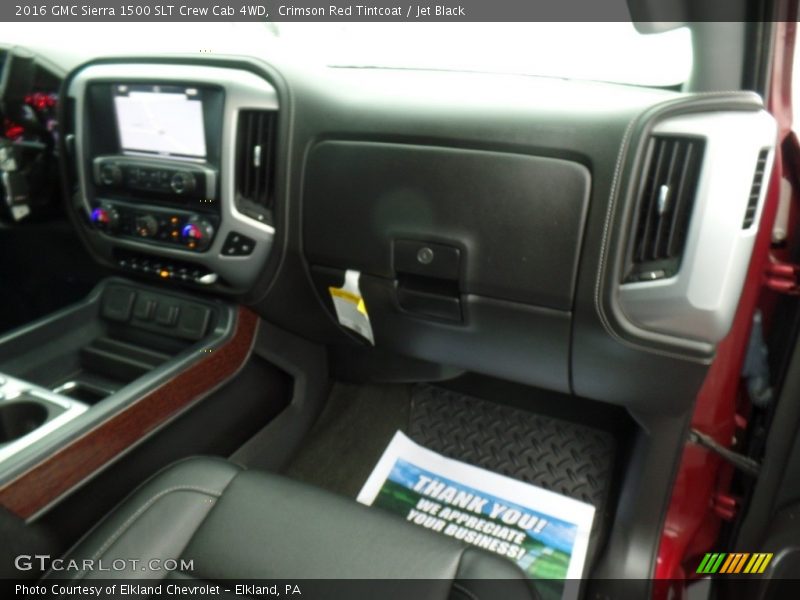 Crimson Red Tintcoat / Jet Black 2016 GMC Sierra 1500 SLT Crew Cab 4WD