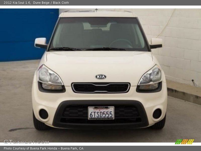 Dune Beige / Black Cloth 2012 Kia Soul 1.6