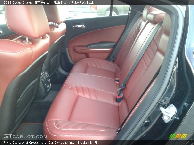 Rear Seat of 2018 Charger SRT Hellcat