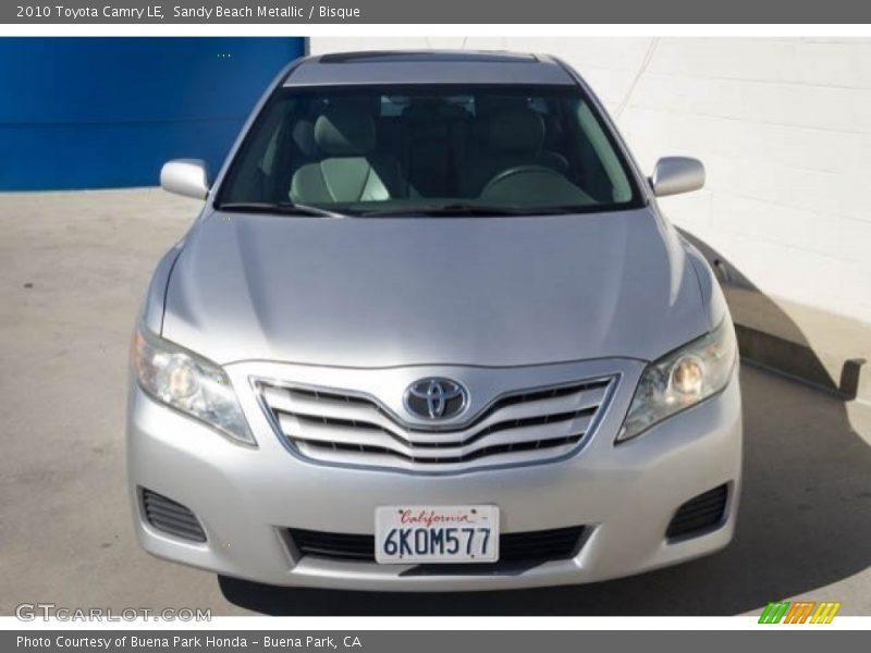 Sandy Beach Metallic / Bisque 2010 Toyota Camry LE