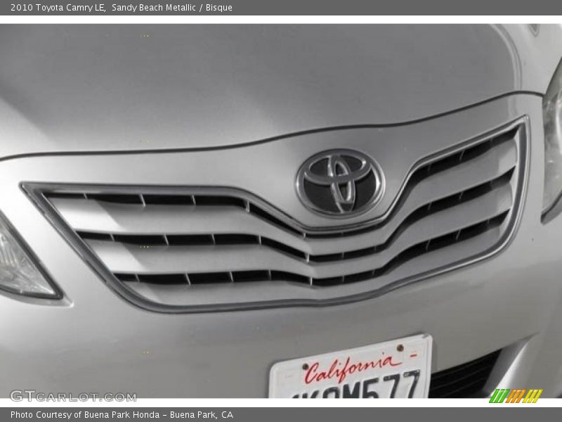 Sandy Beach Metallic / Bisque 2010 Toyota Camry LE