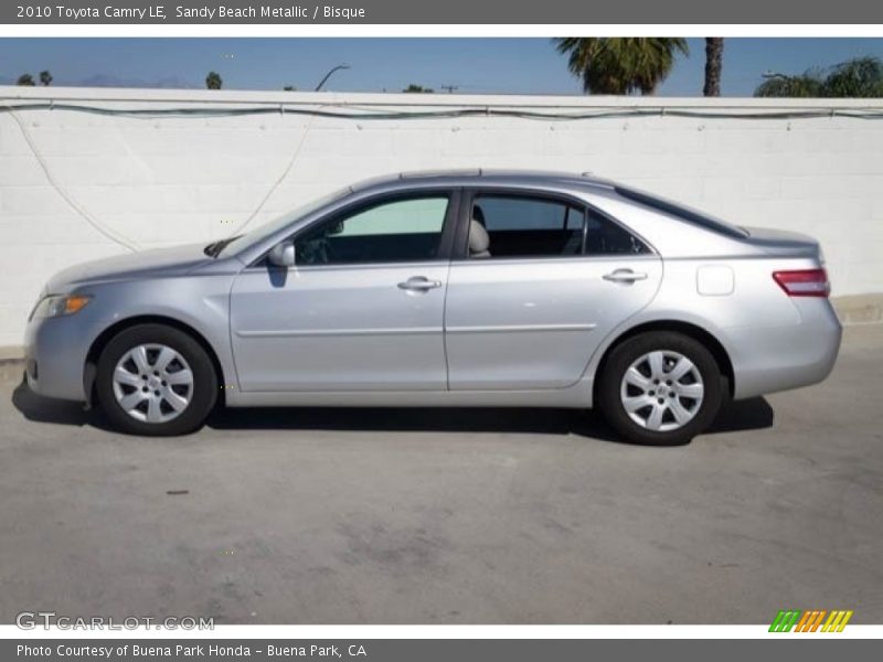 Sandy Beach Metallic / Bisque 2010 Toyota Camry LE