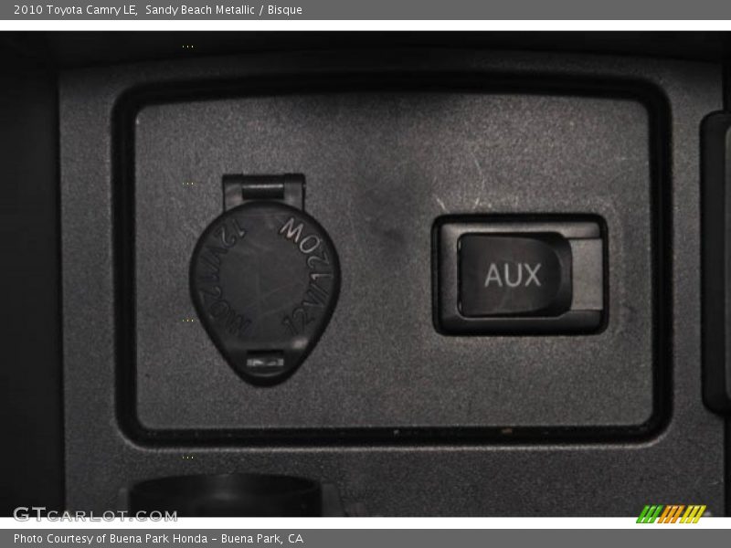 Sandy Beach Metallic / Bisque 2010 Toyota Camry LE