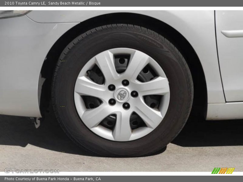 Sandy Beach Metallic / Bisque 2010 Toyota Camry LE