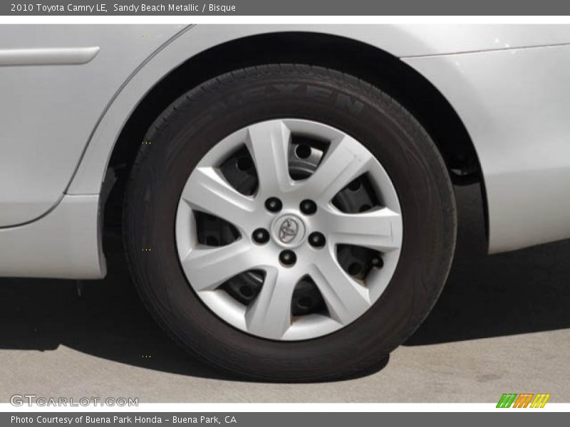 Sandy Beach Metallic / Bisque 2010 Toyota Camry LE