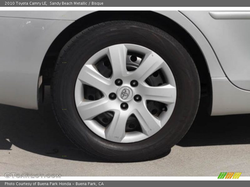 Sandy Beach Metallic / Bisque 2010 Toyota Camry LE
