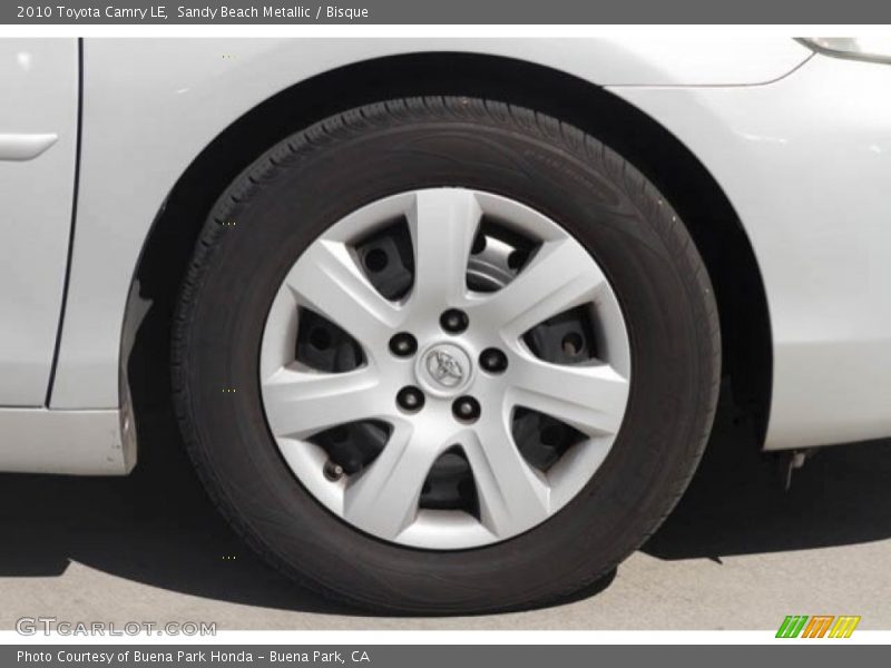 Sandy Beach Metallic / Bisque 2010 Toyota Camry LE