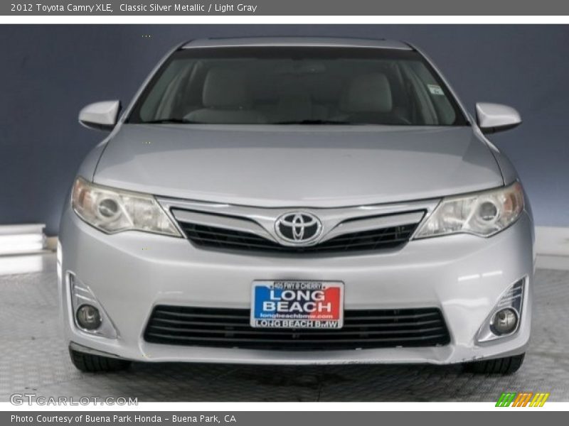 Classic Silver Metallic / Light Gray 2012 Toyota Camry XLE