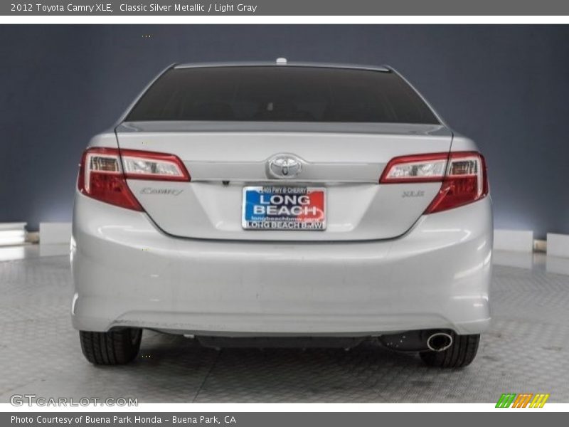 Classic Silver Metallic / Light Gray 2012 Toyota Camry XLE