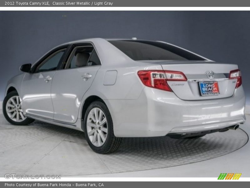 Classic Silver Metallic / Light Gray 2012 Toyota Camry XLE