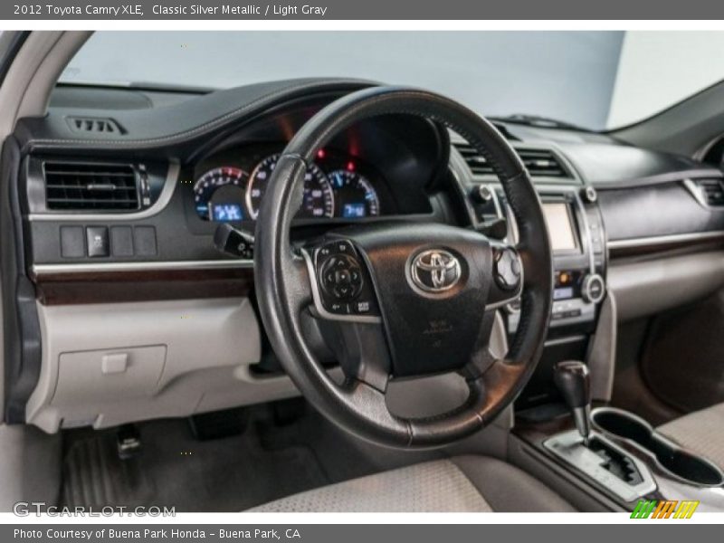 Classic Silver Metallic / Light Gray 2012 Toyota Camry XLE