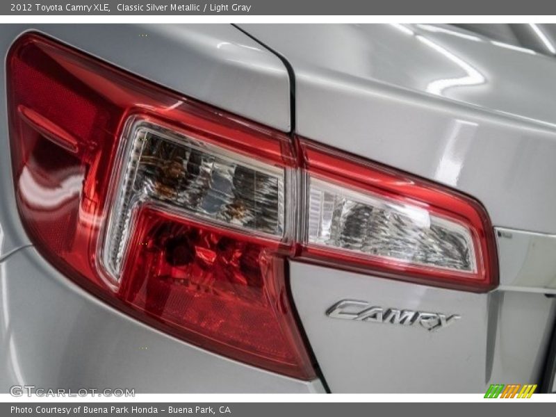 Classic Silver Metallic / Light Gray 2012 Toyota Camry XLE