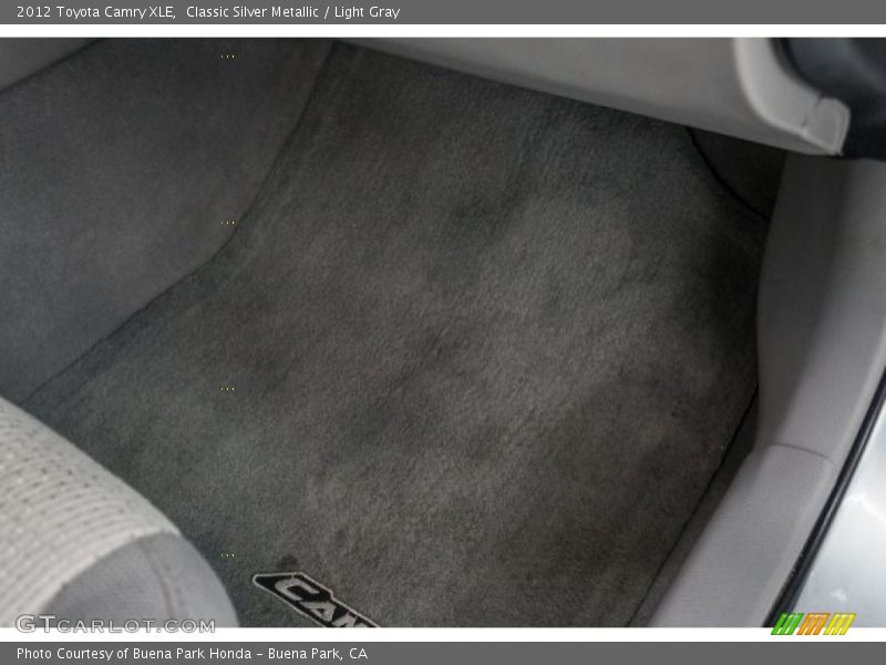 Classic Silver Metallic / Light Gray 2012 Toyota Camry XLE