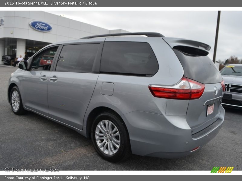 Silver Sky Metallic / Bisque 2015 Toyota Sienna XLE