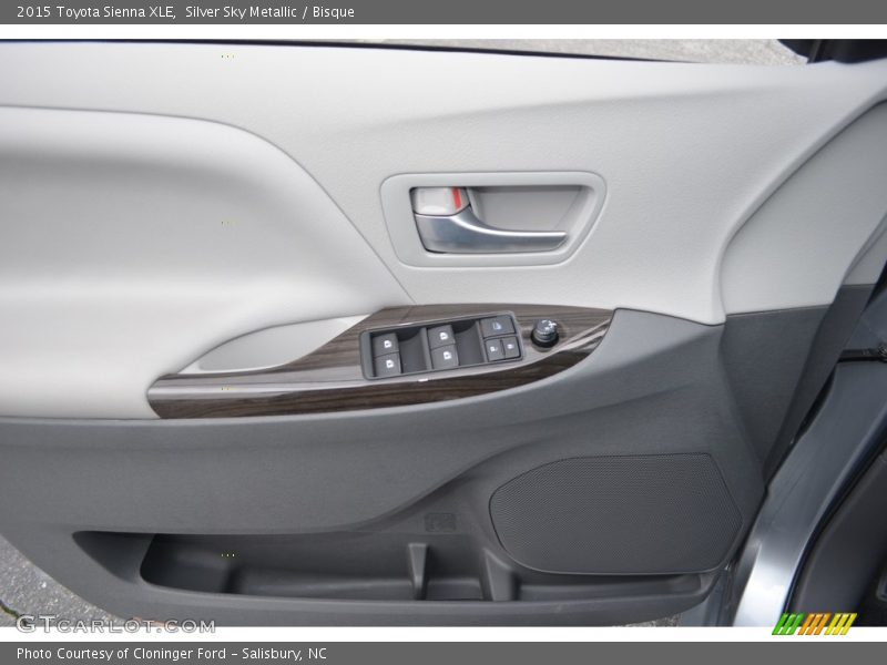 Silver Sky Metallic / Bisque 2015 Toyota Sienna XLE