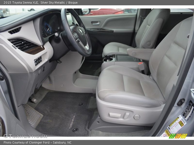 Silver Sky Metallic / Bisque 2015 Toyota Sienna XLE