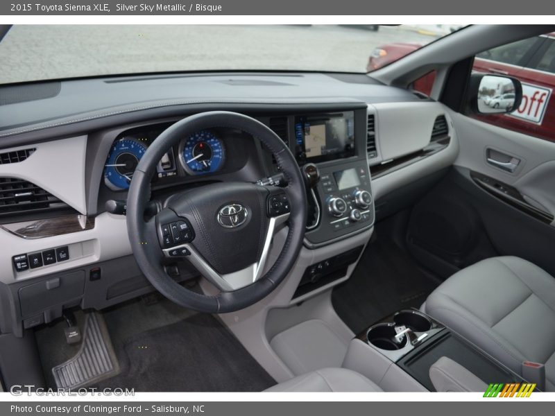 Silver Sky Metallic / Bisque 2015 Toyota Sienna XLE