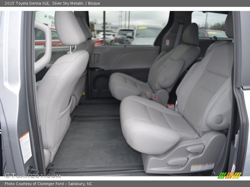 Silver Sky Metallic / Bisque 2015 Toyota Sienna XLE