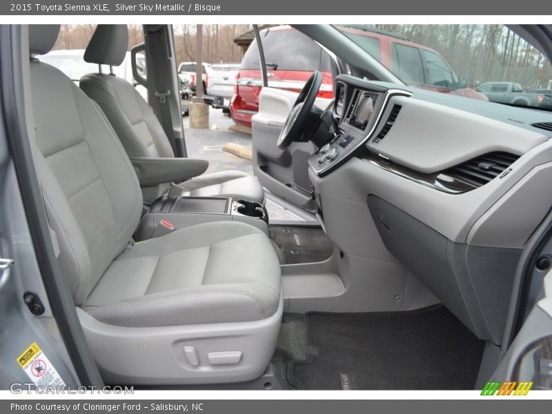 Silver Sky Metallic / Bisque 2015 Toyota Sienna XLE