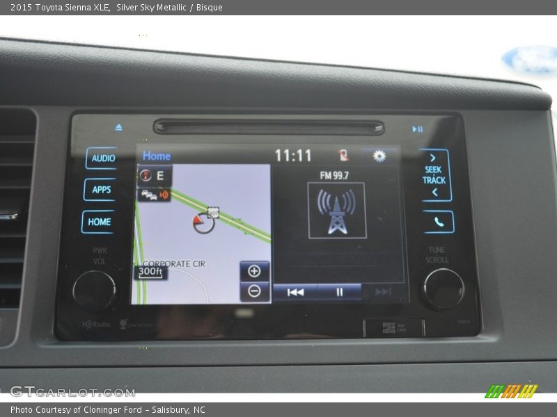 Silver Sky Metallic / Bisque 2015 Toyota Sienna XLE