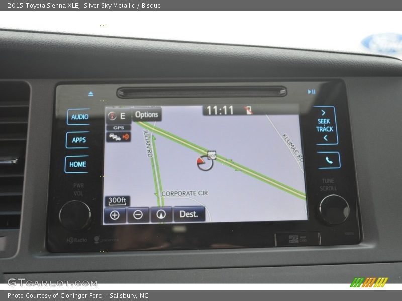 Silver Sky Metallic / Bisque 2015 Toyota Sienna XLE