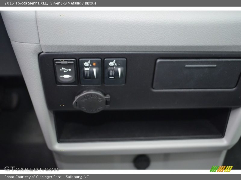 Silver Sky Metallic / Bisque 2015 Toyota Sienna XLE