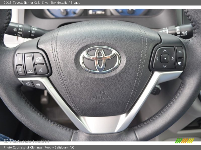 Silver Sky Metallic / Bisque 2015 Toyota Sienna XLE