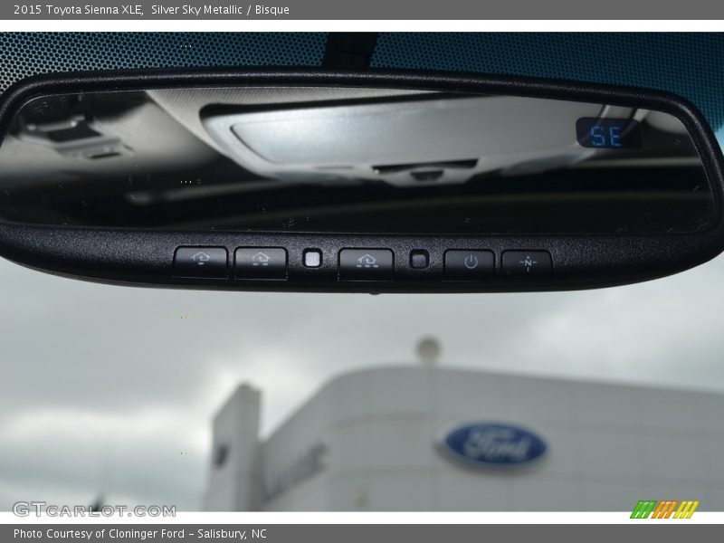 Silver Sky Metallic / Bisque 2015 Toyota Sienna XLE