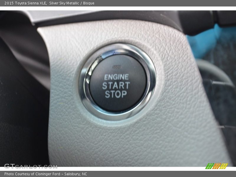 Silver Sky Metallic / Bisque 2015 Toyota Sienna XLE