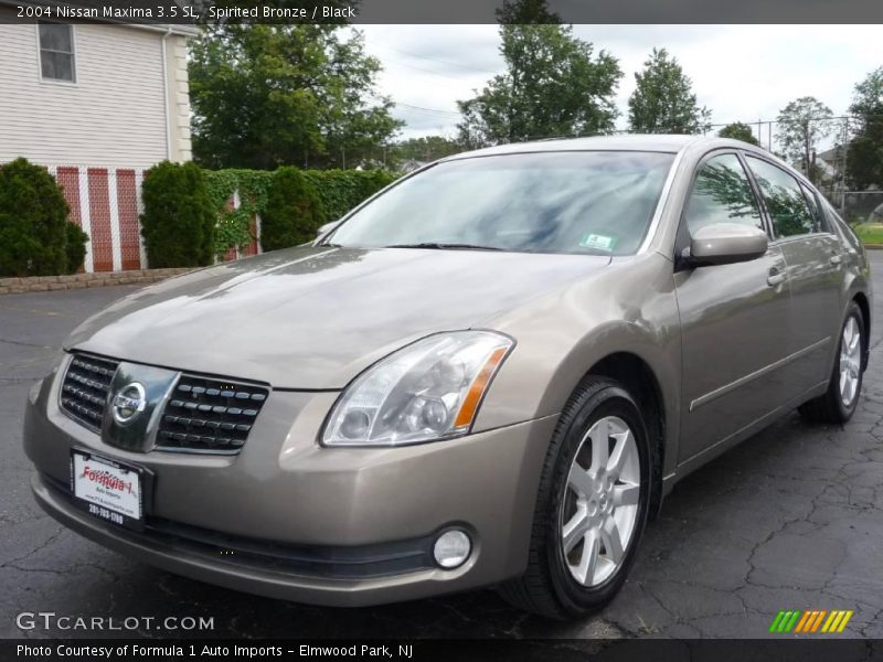 Spirited Bronze / Black 2004 Nissan Maxima 3.5 SL