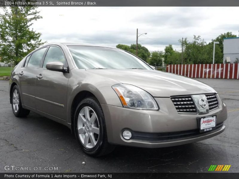 Spirited Bronze / Black 2004 Nissan Maxima 3.5 SL