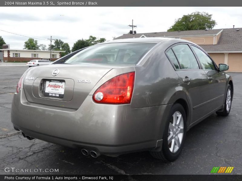 Spirited Bronze / Black 2004 Nissan Maxima 3.5 SL