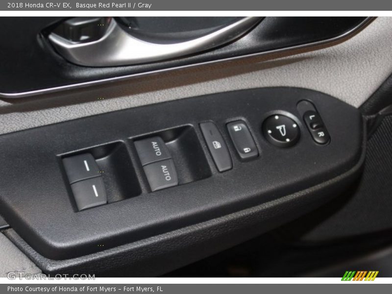 Basque Red Pearl II / Gray 2018 Honda CR-V EX